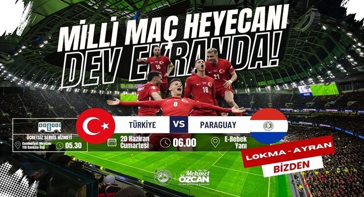 Keşan, Milli Heyecanı Dev Ekranda Yaşayacak