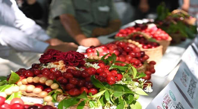 60. Kiraz Festivali Naip Mahallesinde Coşkuyla Başladı