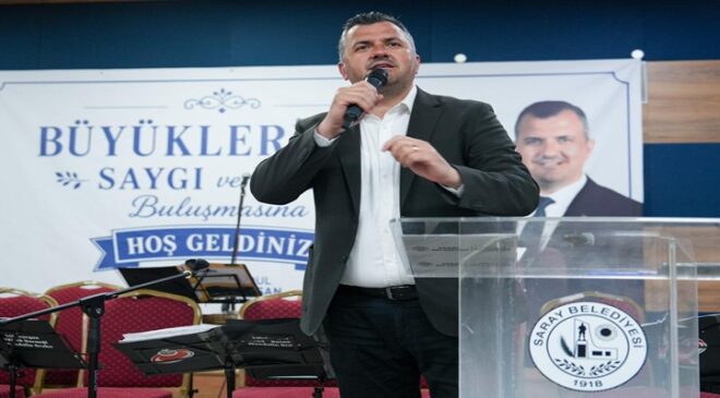 Saray Belediyesi’nden ‘Büyüklerimize Vefa ve Saygı Buluşması’