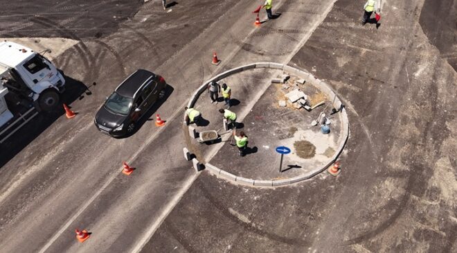 VELİMEŞE’DE ALTERNATİF YOL TRAFİĞE AÇILDI