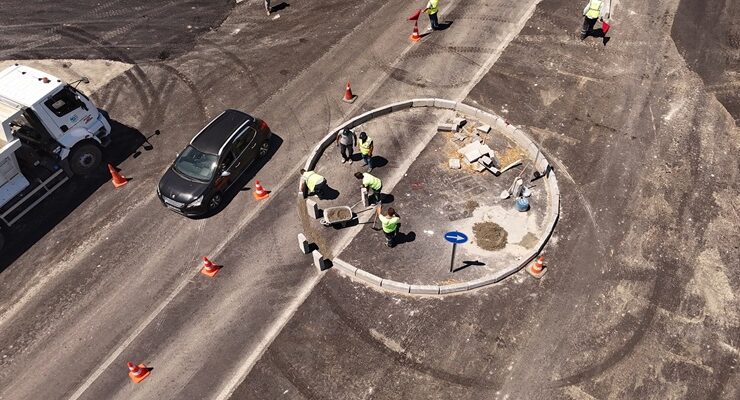 VELİMEŞE’DE ALTERNATİF YOL TRAFİĞE AÇILDI