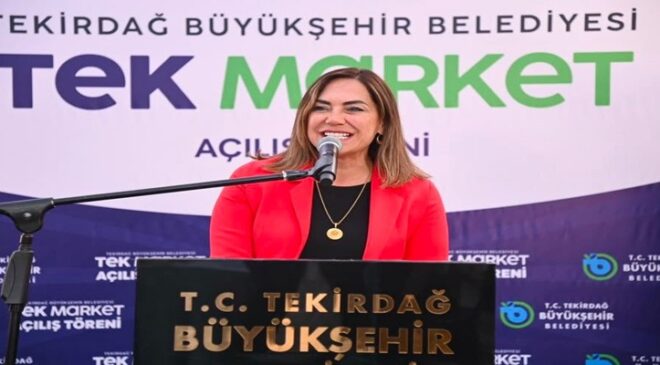 CANDAN BAŞKAN’LA TEK MARKET AĞI BÜYÜYOR, 7’NCİ ŞUBE SARAY’DA AÇILDI