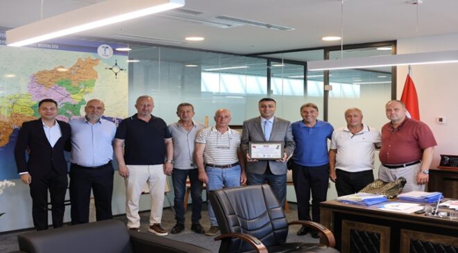 MUHTARLARDAN TESKİ’YE TEŞEKKÜR ZİYARETİ