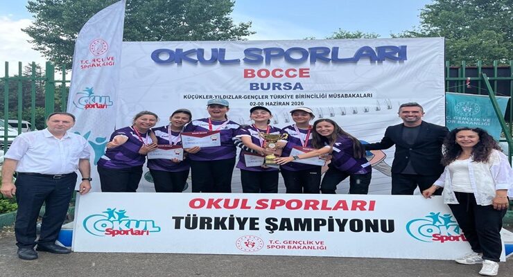 Çorlu Ortaokulu Bocce’de Türkiye Şampiyonu Oldu