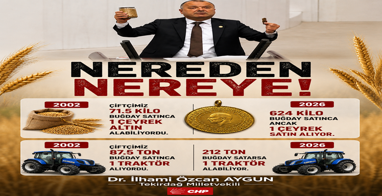 traktör, altın kıyaslaması