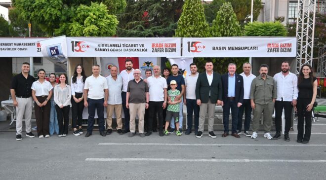 Kırklareli TSO, Özgürlük ve Demokrasi Meydanı’ndaki “15 Temmuz Demokrasi ve Milli Birlik Günü Etkinlikleri”nde Yerini Aldı