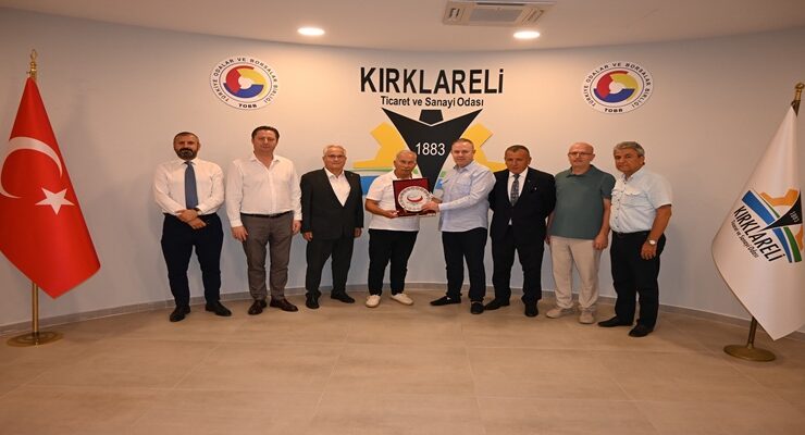 Kırklareli TSO Başkanları Ilık ile Özsan, Rumeli Balkan Dernekleri Federasyonu (RUBAFED) Genel Başkan Yardımcılarını Ağırladı