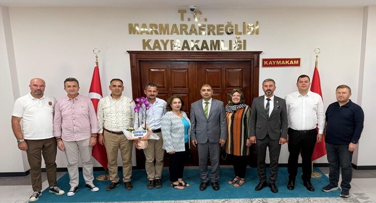 Ergene Kent Konseyinden Kaymakam Fatih Kızıltoprak’a Anlamlı Ziyaret