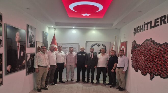 Ergene Kent Konseyinden Tekirdağ İl Emniyet Müdür Yardımcısı Bülent Vatansever’e Ziyaret