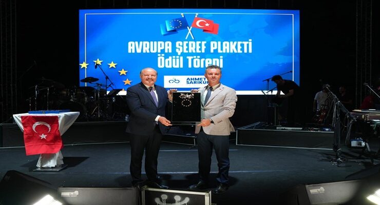 Avrupa Şeref Plaketi Çorlu’nun