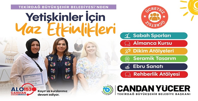 BÜYÜKŞEHİR’DEN YETİŞKİNLER İÇİN DOLU DOLU YAZ PROGRAMI (1)