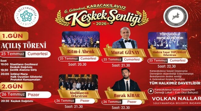 Keşkek Şenliği İçin Geri Sayım Başladı