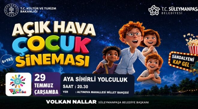 Yazlık Sinema Keyfi Çocuklar İçin Geliyor