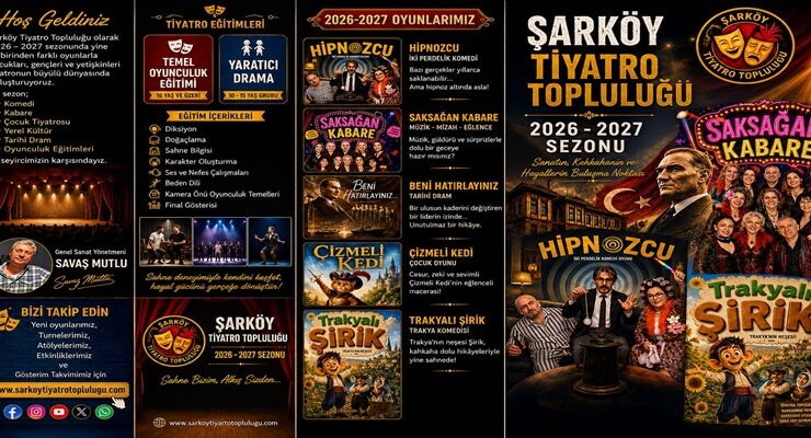 Şarköy’de Sahnenin Nefesi Büyüyor: Bağımsız Tiyatro Topluluğu Sanatla Geleceği İnşa Ediyor
