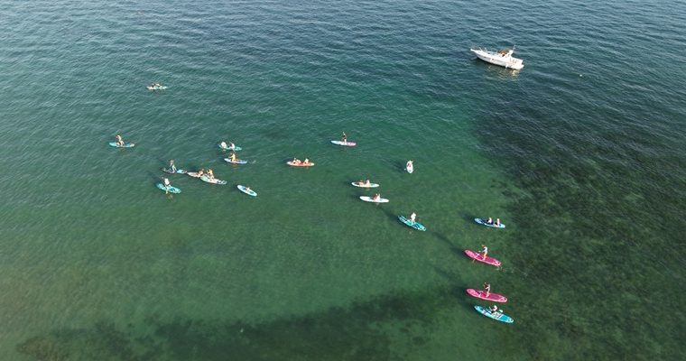 Alkaya Sahilinde SUP Board İskelesi Hizmete Girdi