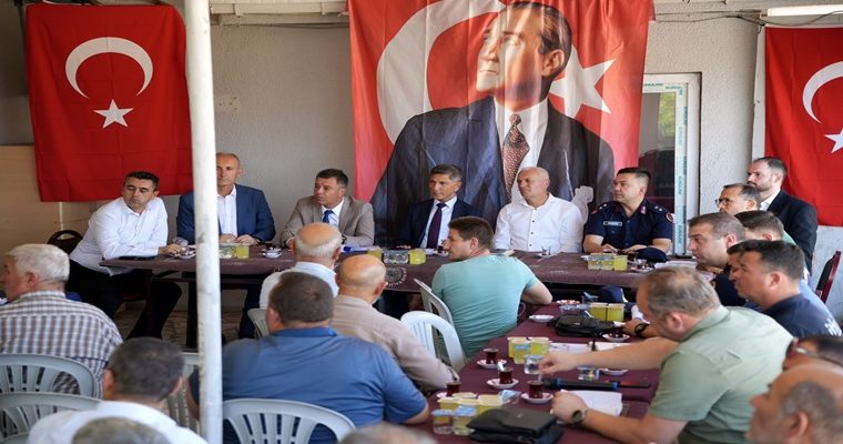 Başkan Sarıkurt Şahpaz Mahallesi Halk Toplantısına Katıldı