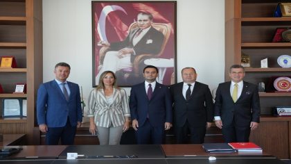 Başkanlar Çorlu Ticaret ve Sanayi Odası’nda Buluştu (1)