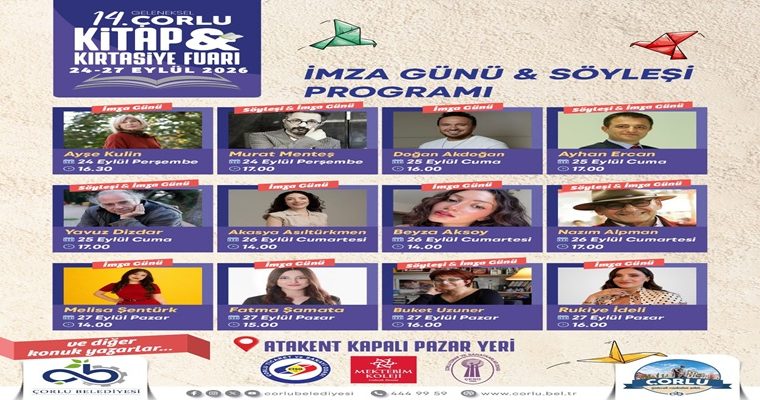 14. Geleneksel Çorlu Kitap ve Kırtasiye Fuarı Kapılarını Açıyor (6)