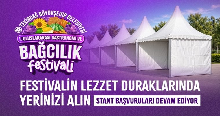 FESTİVALİN LEZZET DURAKLARINDA YERİNİZİ ALIN: STANT BAŞVURULARI DEVAM EDİYOR