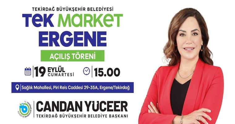 TEK MARKET’İN 9’UNCU ŞUBESİ ERGENE’DE AÇILIYOR