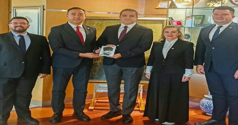 TBB BAŞKANI AV. R. ERİNÇ SAĞKAN’A TEKİRDAĞ BAROSUNDAN ZİYARET
