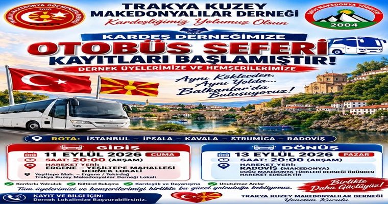 BALKANLAR’A KARDEŞLİK YOLCULUĞU BAŞLIYOR!