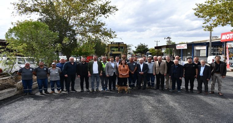 Keşan Sanayi Sitesi’nde Asfalt Çalışmaları Sürüyor