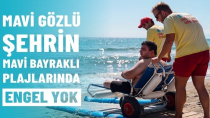 MAVİ GÖZLÜ ŞEHRİN MAVİ BAYRAKLI PLAJLARINDA ENGEL YOK (1)