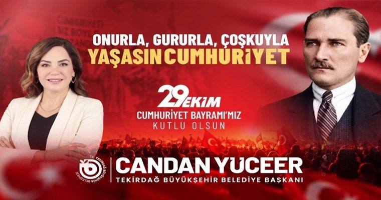 CANDAN BAŞKAN’DAN 29 EKİM CUMHURİYET BAYRAMI MESAJI