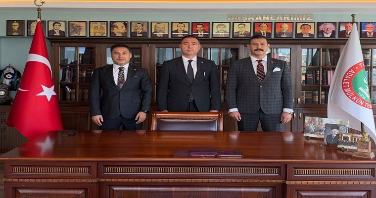 TEKİRDAĞ CUMHURİYET BAŞSAVCISI YÜCEL VE ADALET KOMİSYONU BAŞKANI OBUT’TAN BARO BAŞKANI GÜRCÜN’E ZİYARET