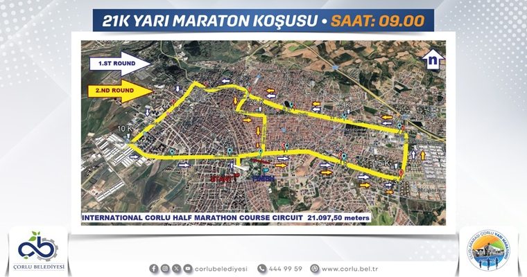 Maraton Günü Trafiğe Kapanacak Yollar ve Kaçış Noktaları Belli Oldu