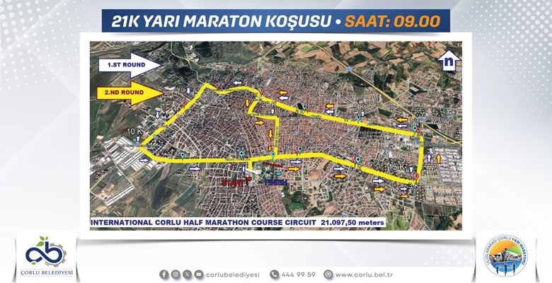 Maraton Günü Trafiğe Kapanacak Yollar ve Kaçış Noktaları Belli Oldu (1)