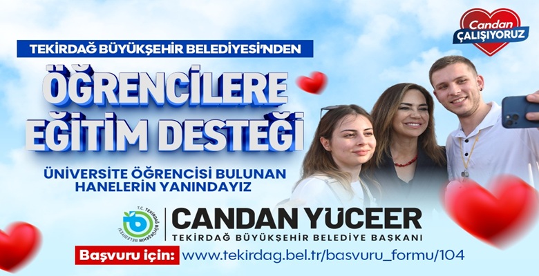 SOSYAL BELEDİYECİLİKTE TEKİRDAĞ FARKI ÜNİVERSİTE ÖĞRENCİLERİNİN BULUNDUĞU HANELERE 18 BİN TL DESTEK