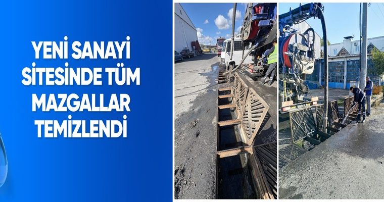 YENİ SANAYİ SİTESİNDE TÜM MAZGALLAR TEMİZLENDİ